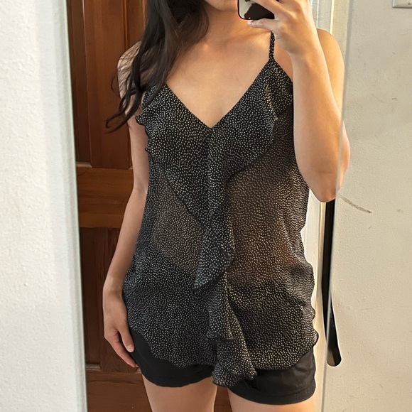 Polka Dot Ruffle Camisole - Picture 6 of 6